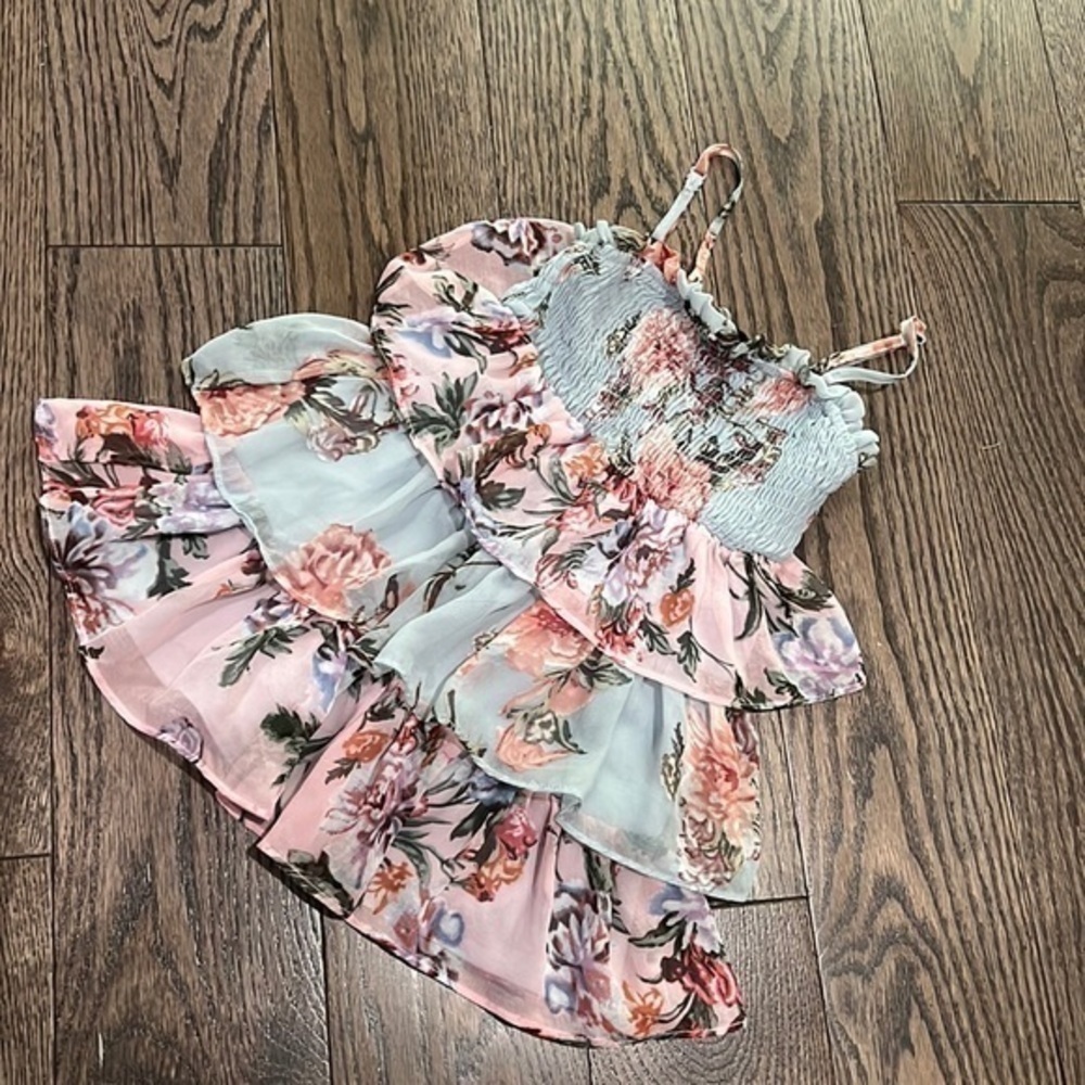 Floral Bardot Junior 18-24 Months Dress Luxury Toddler Sale Designer Birthday